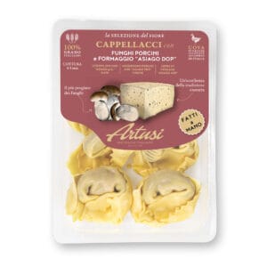 Cappellacci con funghi porcini e "Formaggio Asiago DOP"