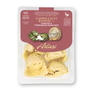 Cappellacci con carciofi e "Formaggio Piave DOP"