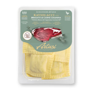 Raviolacci con brasato di Carne Chianina