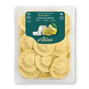Agnolotti con limone e mascarpone
